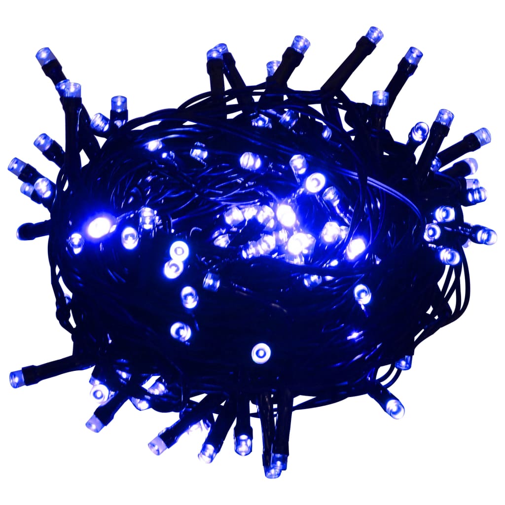 Led-Lichterkette Mit 150 Leds Pvc Blau