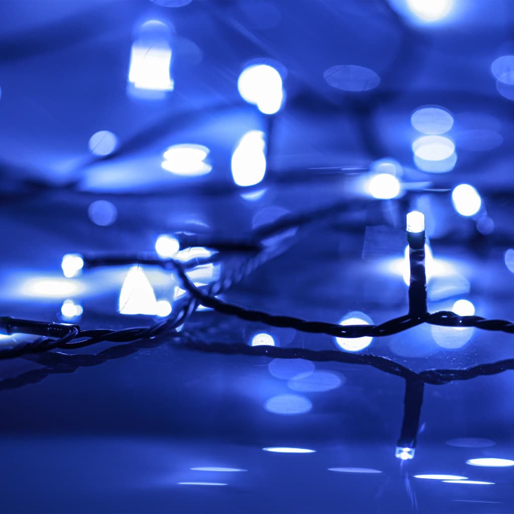 Led-Lichterkette Mit 150 Leds Pvc Blau