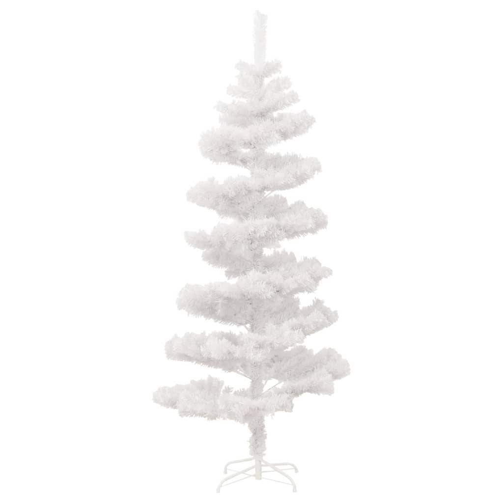 Spiral-Weihnachtsbaum Mit Beleuchtung Und Ständer 180 Cm Weiß