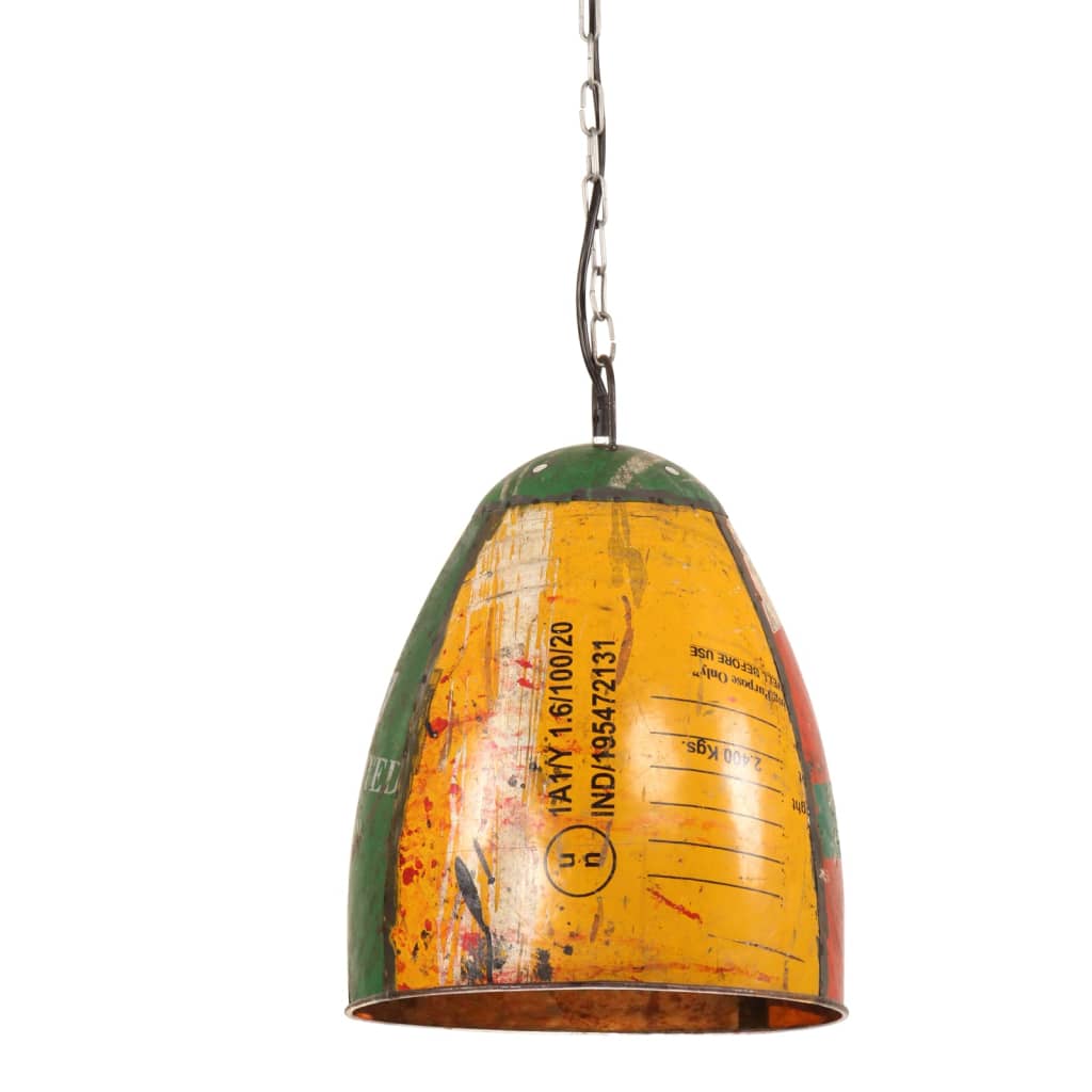 Hängelampe Industrie-Stil 25 W Rund 32 Cm E27 Mehrfarbig