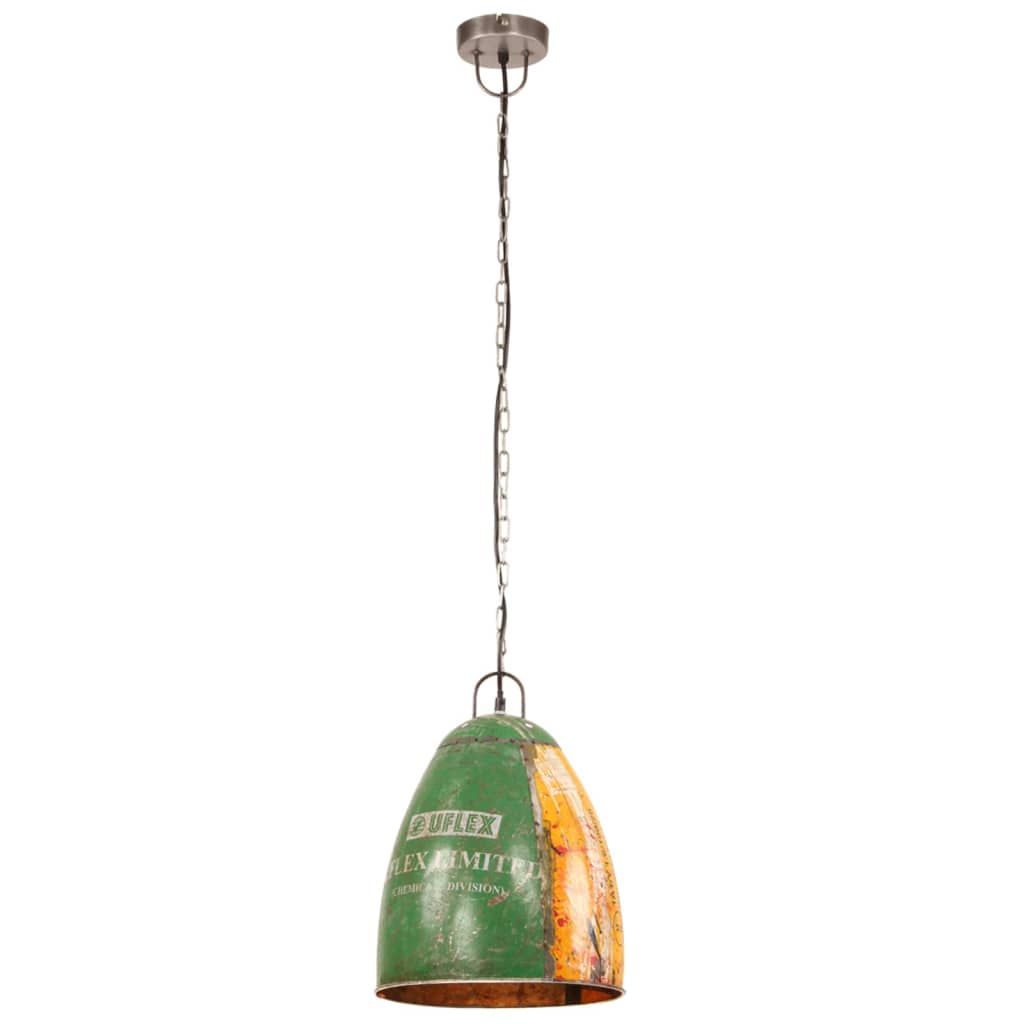 Hängelampe Industrie-Stil 25 W Rund 32 Cm E27 Mehrfarbig