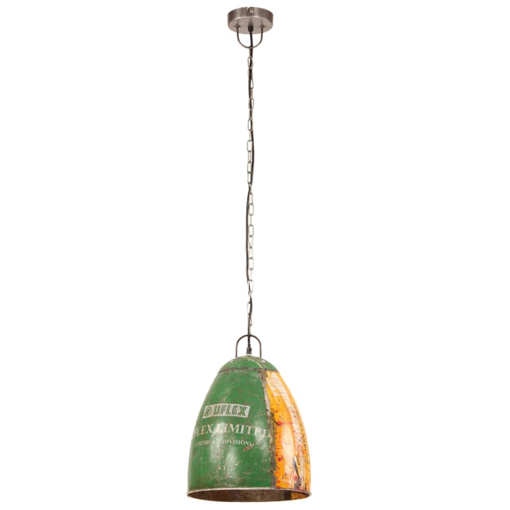 Hängelampe Industrie-Stil 25 W Rund 32 Cm E27 Mehrfarbig