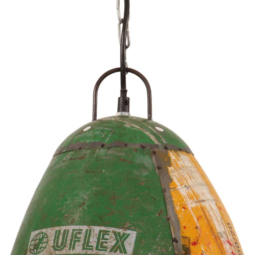 Hängelampe Industrie-Stil 25 W Rund 32 Cm E27 Mehrfarbig
