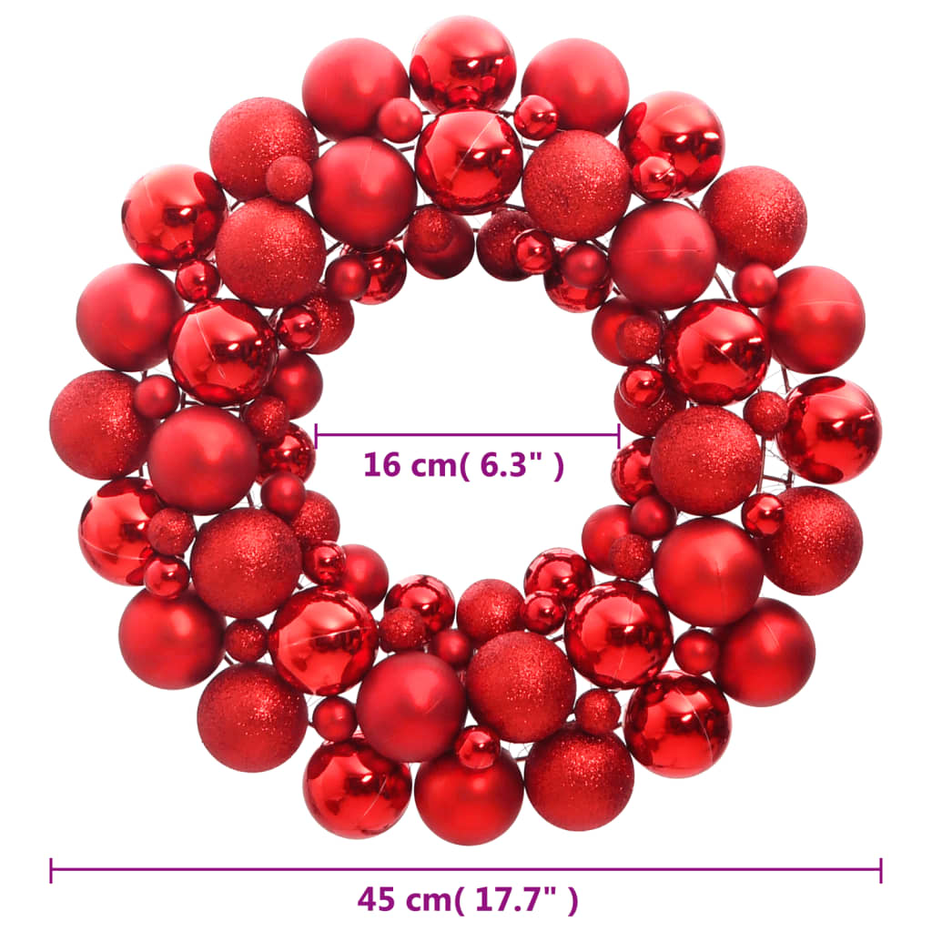Weihnachtskranz 45 Cm Polystyrol