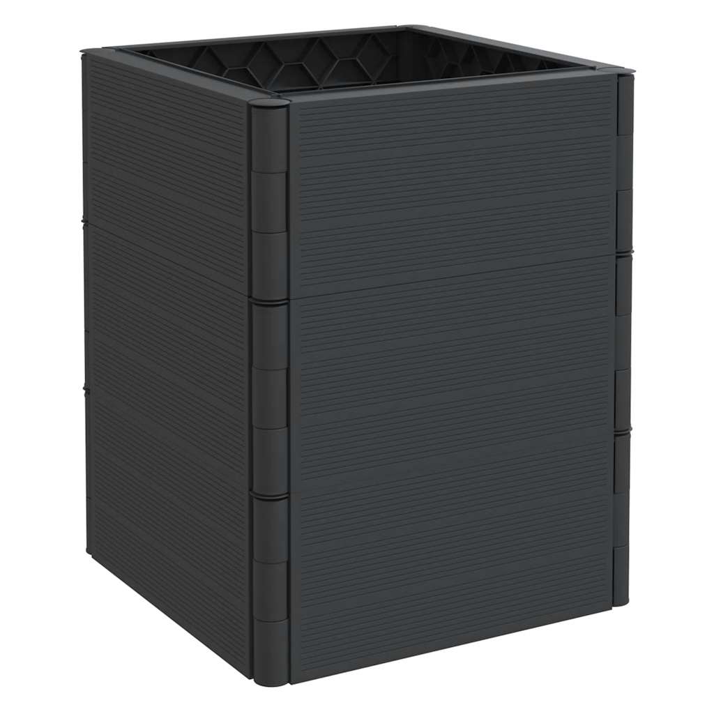 Garten-Pflanzkübel Anthrazit Pp