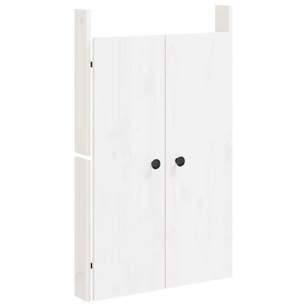Türen Für Outdoor-Küche Meppel Weiß 50X9X82 Cm Massivholz Kiefer