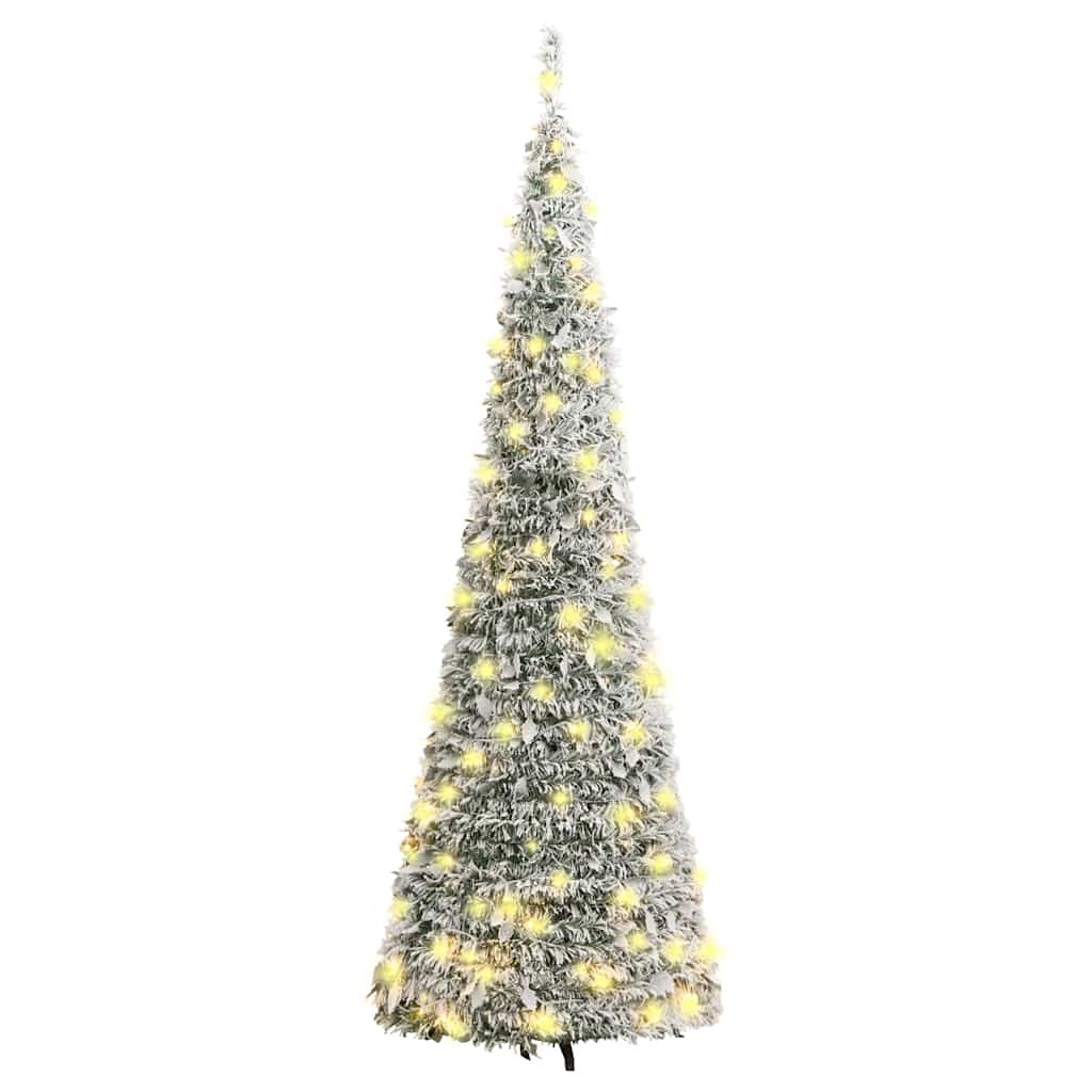 Pop-Up-Weihnachtsbaum Künstlich Beschneit 150 Leds