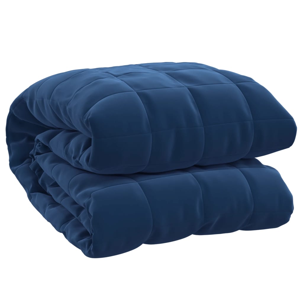 Gewichtsdecke Stoff Blau