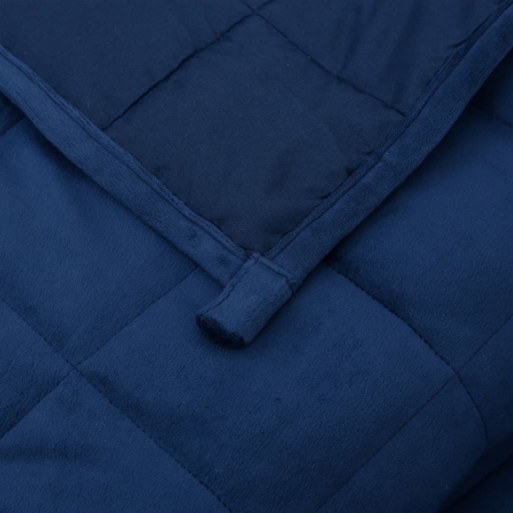 Gewichtsdecke Stoff Blau
