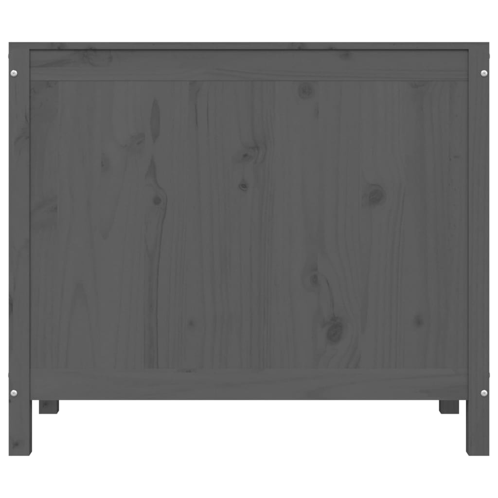 Wäschetruhe 88,5X44X76 Cm Massivholz Kiefer