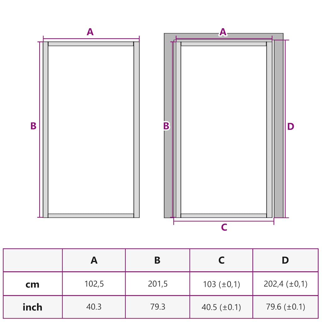Innentür Schwarz 102X201,5 Cm Hartglas & Aluminium Schlank Schwarz Und Transparent