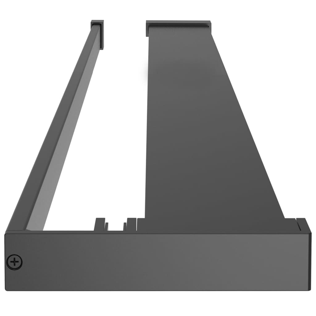 Duschablage Für Begehbare Dusche Schwarz 90 Cm Aluminium
