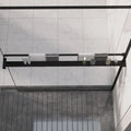 Duschablage Für Begehbare Dusche Schwarz 118 Cm Aluminium
