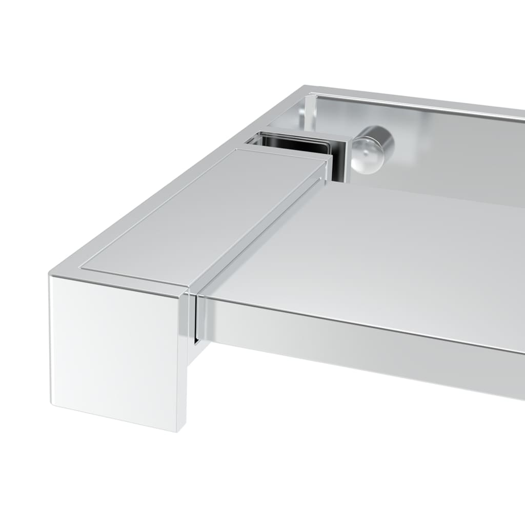 Duschablage Für Begehbare Dusche Chrom 80 Cm Aluminium