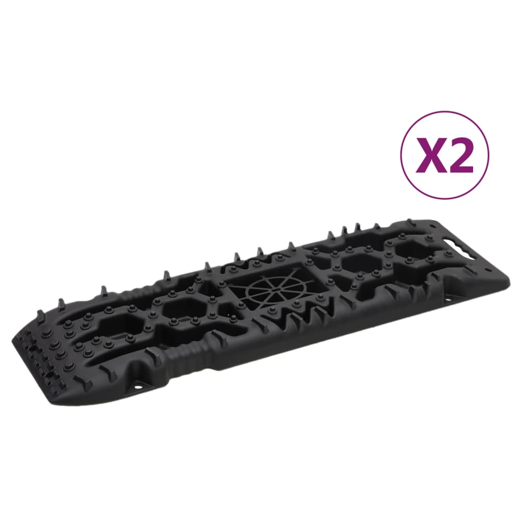 Traktionsmatten 2 Stk. 107X31X7 Cm Nylon