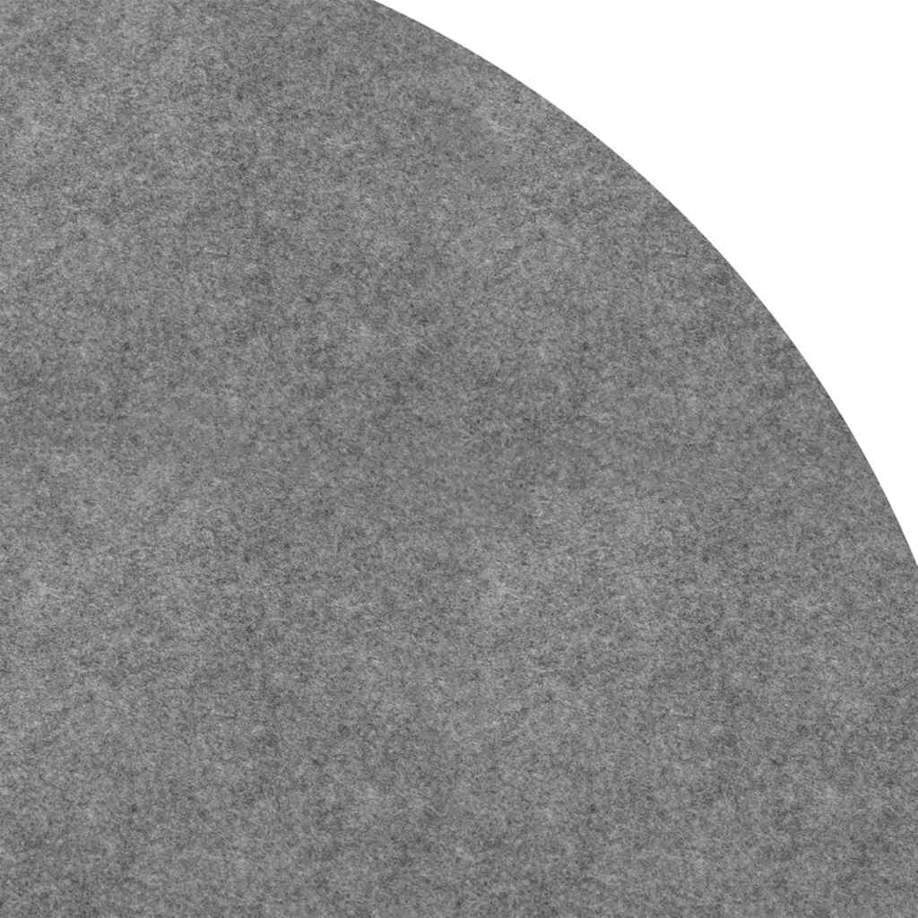 Pool-Bodentuch Ø396 Cm Polyester Geotextil Hellgrau