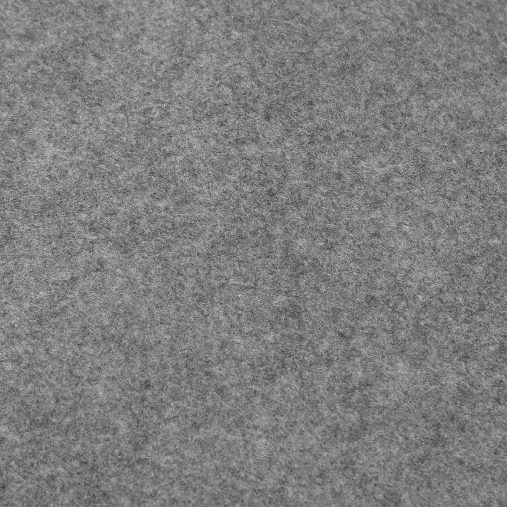 Pool-Bodentuch Ø396 Cm Polyester Geotextil Hellgrau