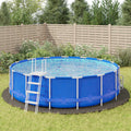 Pool-Bodentuch Ø396 Cm Polyester Geotextil Hellgrau
