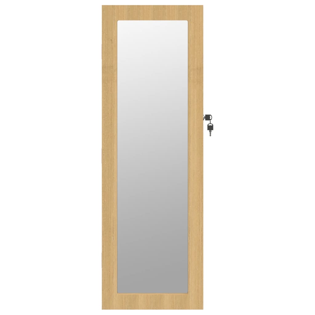 Schmuckschrank Mit Spiegel Wandmontage 30X8,5X90 Cm