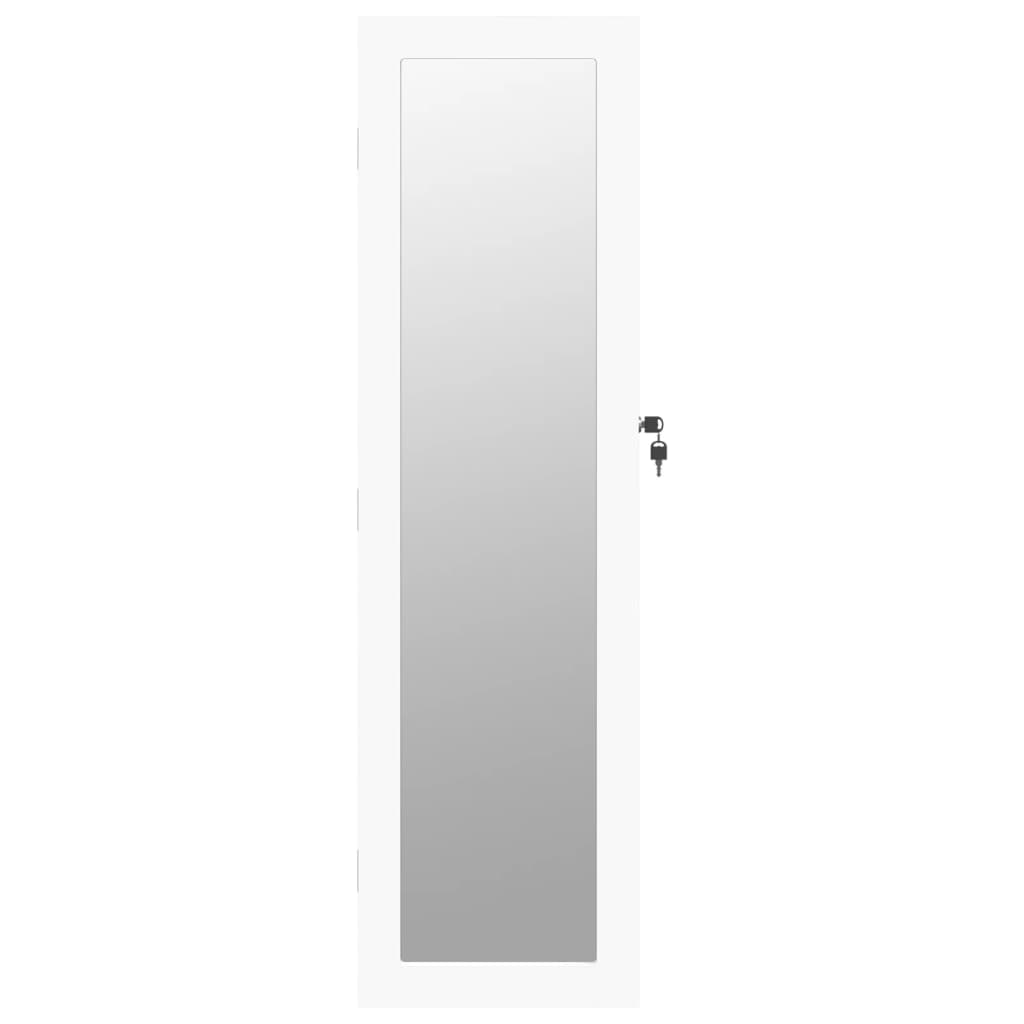 Schmuckschrank Mit Spiegel Wandmontage 30X8,5X106 Cm