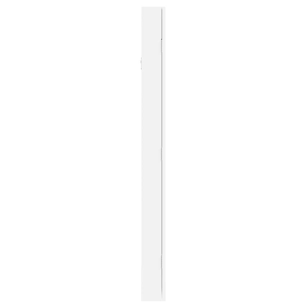 Schmuckschrank Mit Spiegel Wandmontage 30X8,5X106 Cm