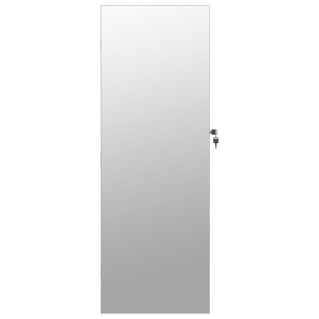 Spiegel-Schmuckschrank Mit Led-Beleuchtung Wandmontage