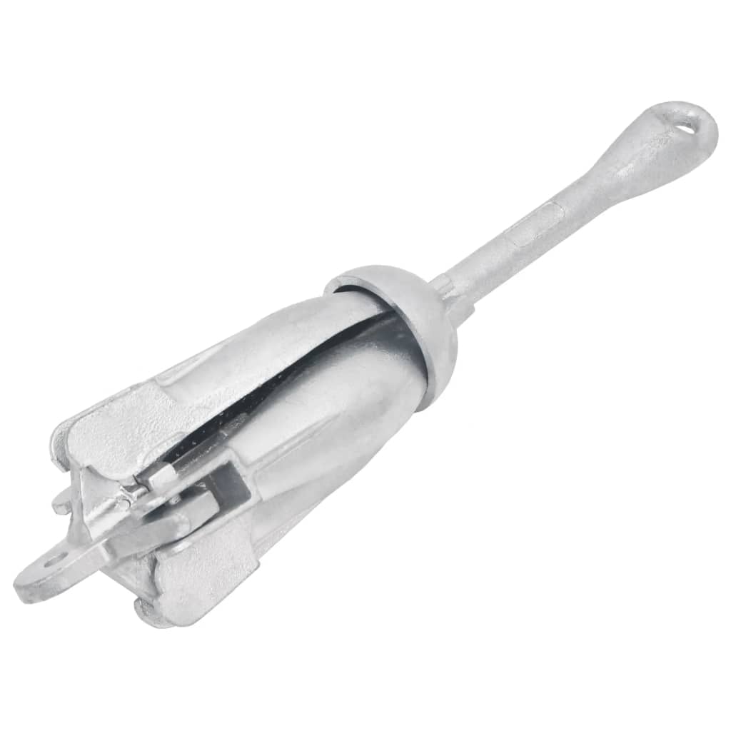 Klappanker Silber 0,7 Kg Feuerverzinktes Gusseisen