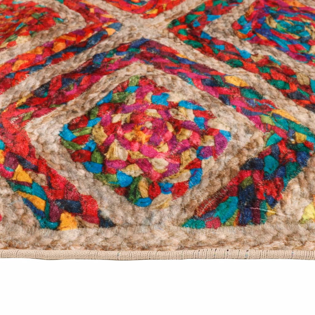 Teppich Waschbar Mehrfarbig