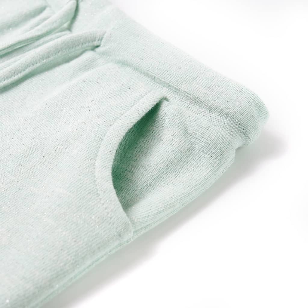 Kindershorts Mit Kordelzug Helles Minzgrün 128