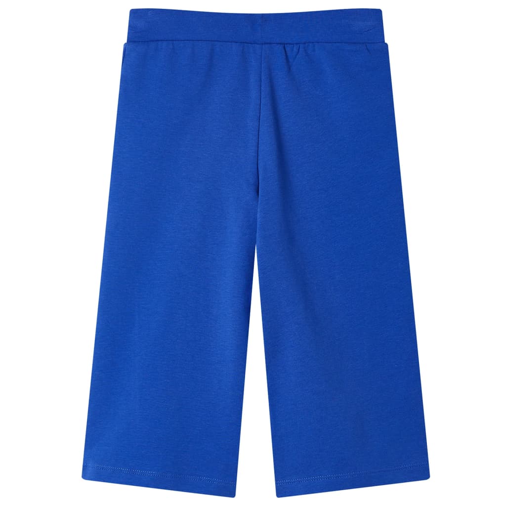 Kinderhose Mit Weiten Beinen Kobalt 128