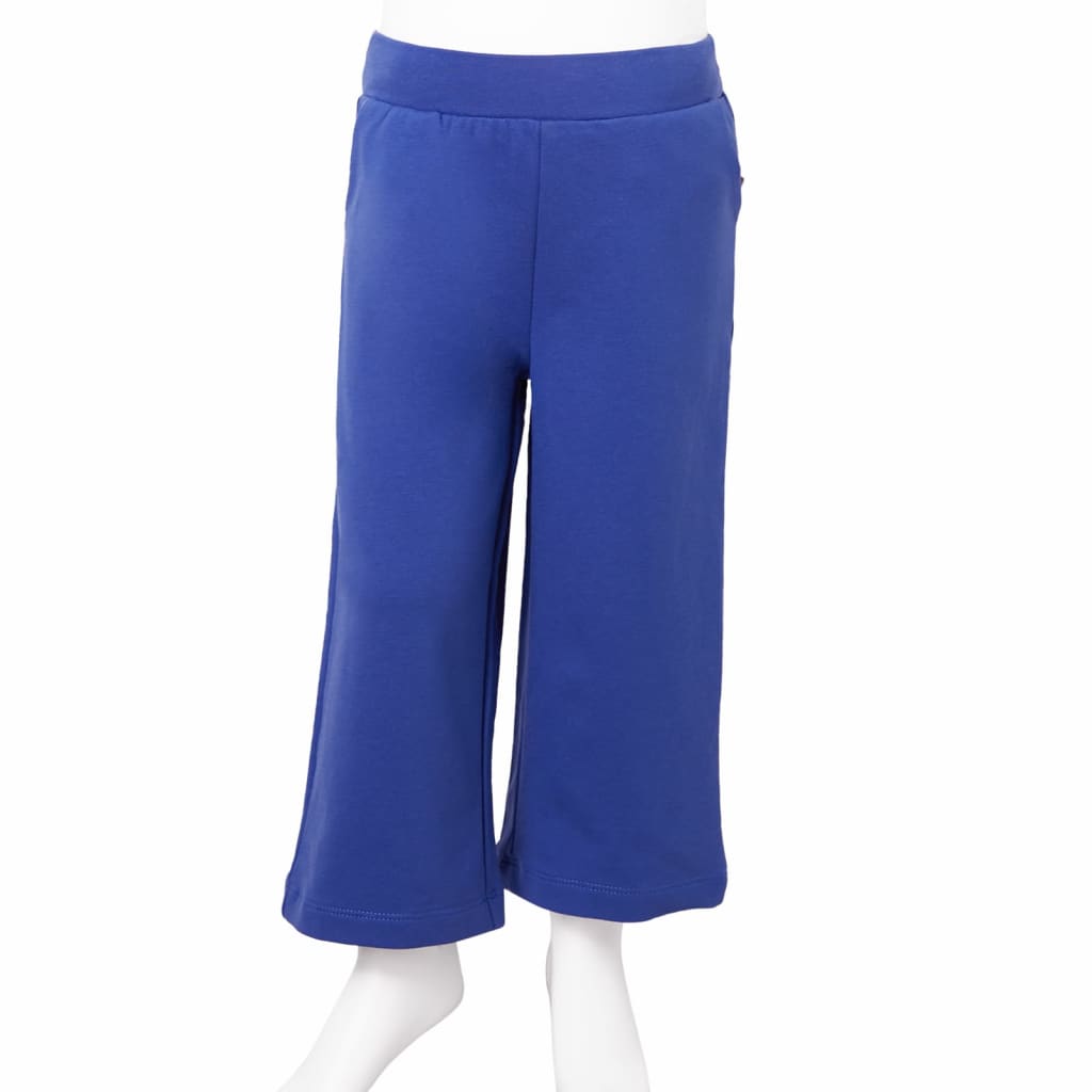 Kinderhose Mit Weiten Beinen Kobalt 128