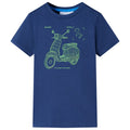 Kinder-T-Shirt Dunkelblau 92