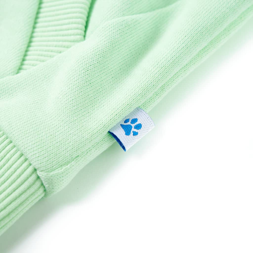 Kinder-Kapuzenpullover Mit Reißverschluss Hell 104