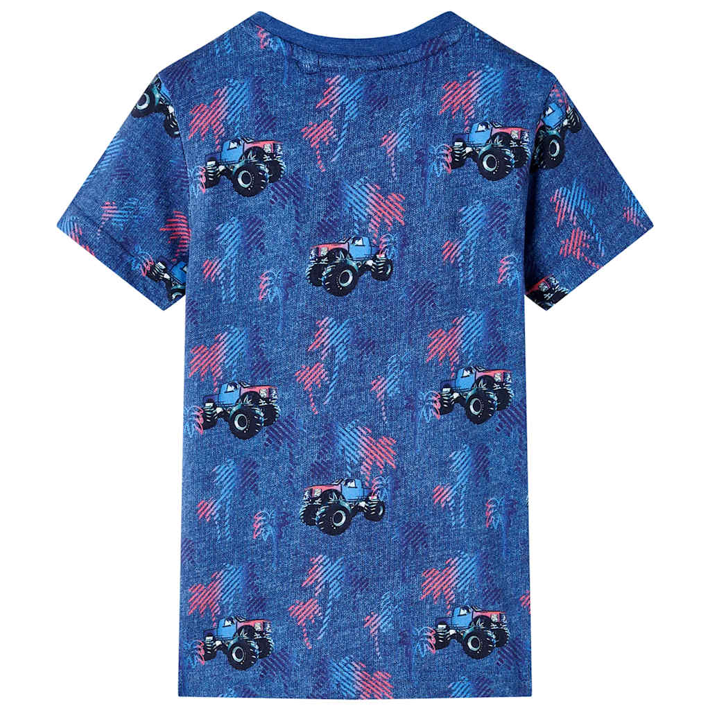 Kinder-T-Shirt Dunkel Melange 104