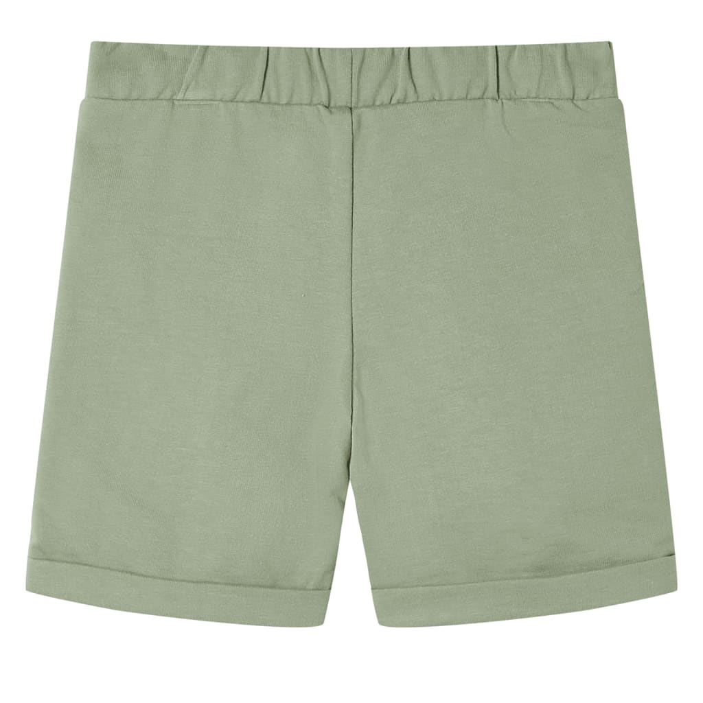 Kindershorts Mit Kordelzug Helles Khaki 92