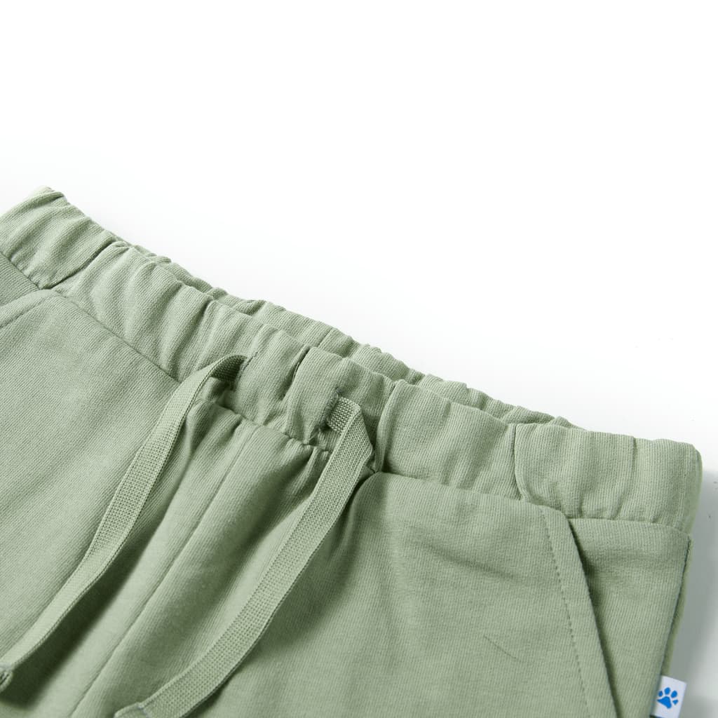 Kindershorts Mit Kordelzug Helles Khaki 92