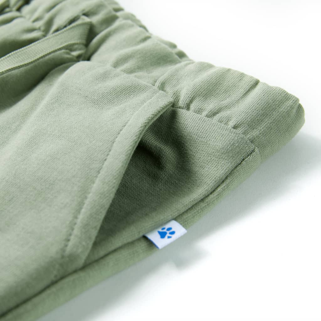 Kindershorts Mit Kordelzug Helles Khaki 92