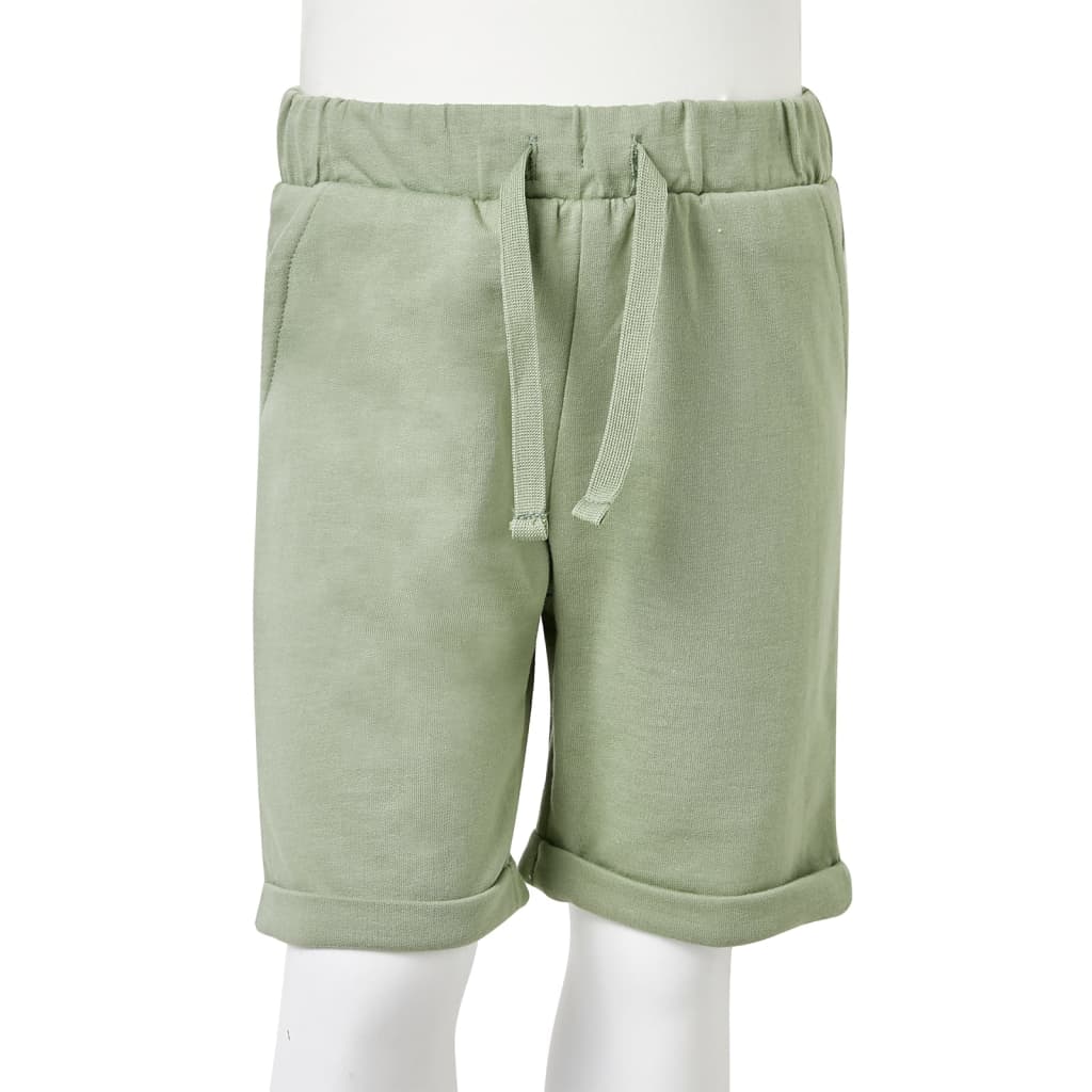 Kindershorts Mit Kordelzug Helles Khaki 92
