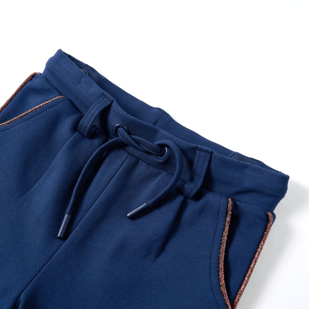 Kinderhose Mit Kordelzug Marineblau 104