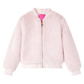 Kinderjacke Kunstpelz Zartrosa 92