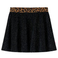 Kinderrock Mit Bund In Leopardenmuster Schwarz 128