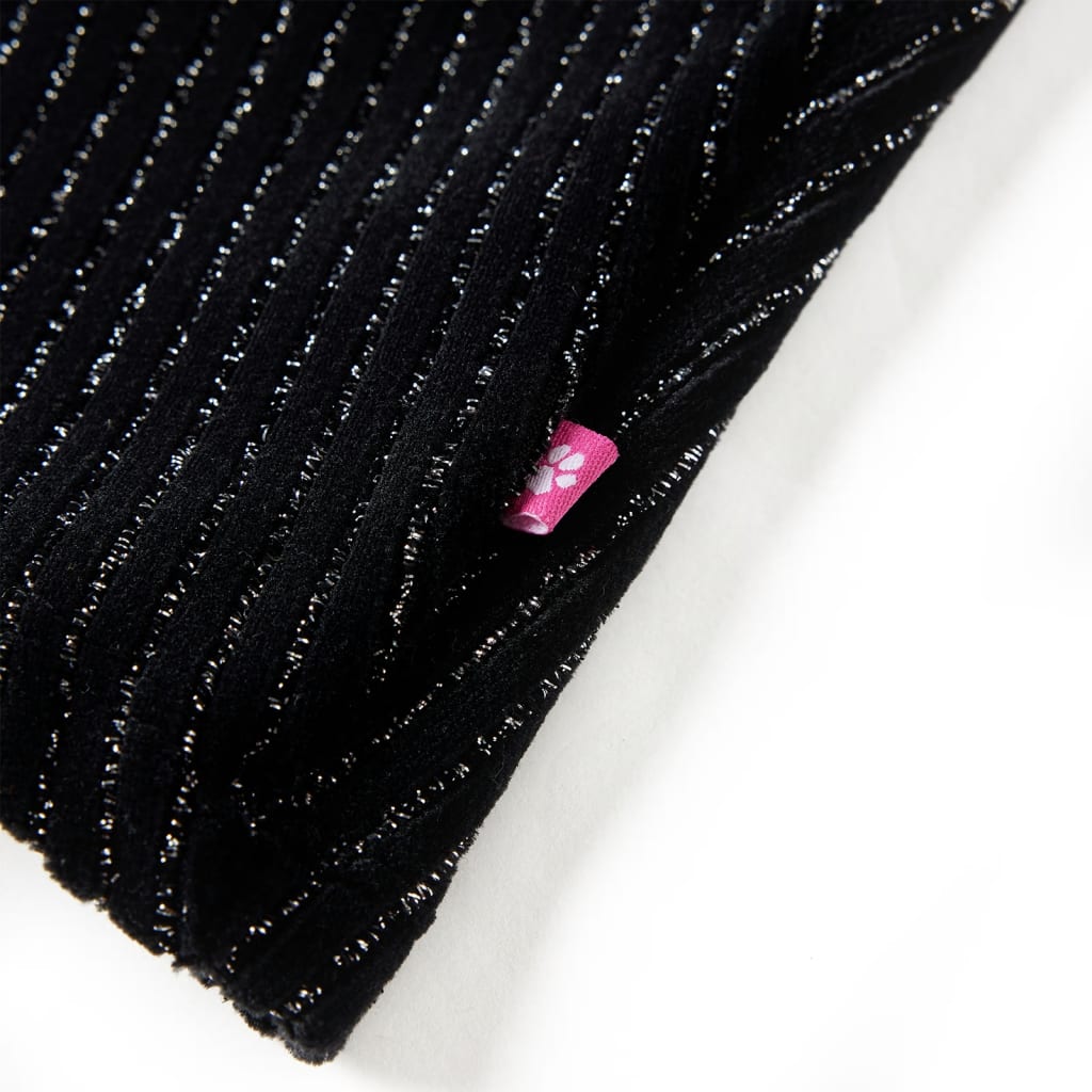Kinderrock Mit Bund In Leopardenmuster Schwarz 128
