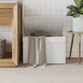 Wäschekorb Mit Deckel 55,5X35X34 Cm Poly Rattan
