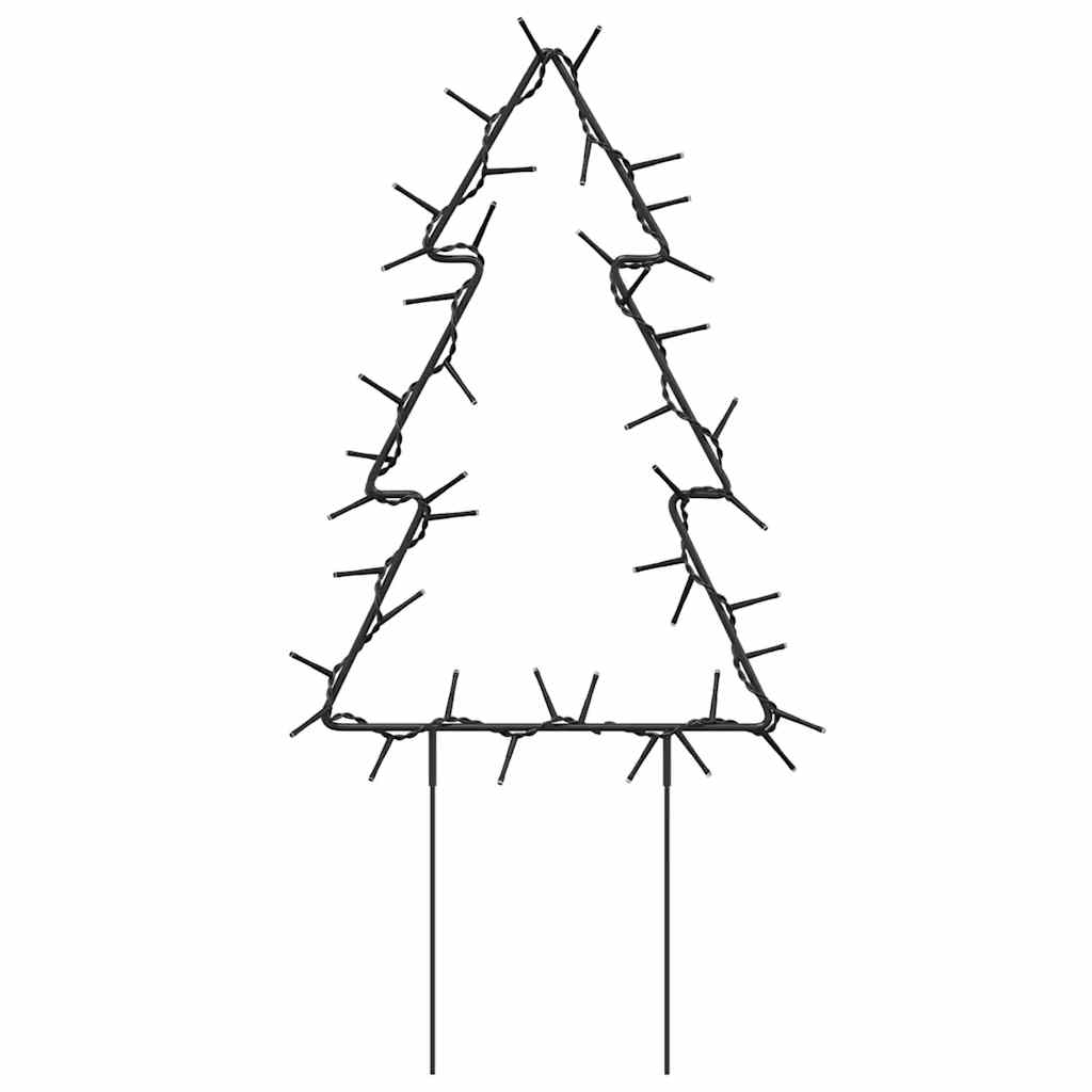 Weihnachtsbäume Mit Erdspießen 3 Stk. 50 Leds 30 Cm