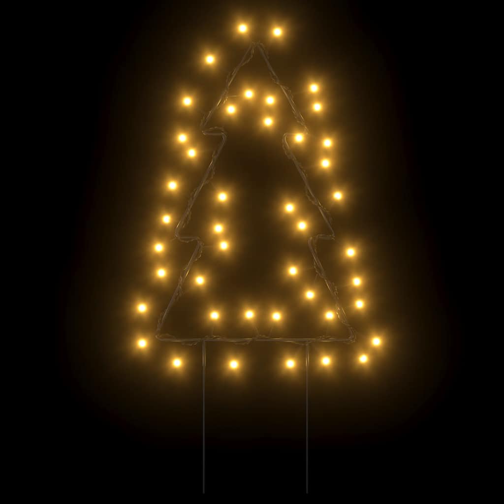 Weihnachtsbäume Mit Erdspießen 3 Stk. 50 Leds 30 Cm