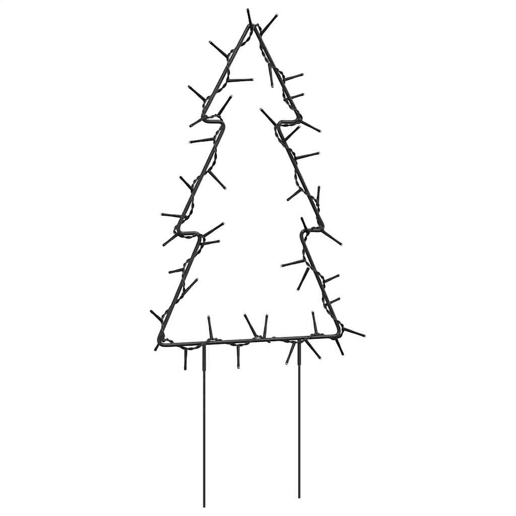 Weihnachtsbäume Mit Erdspießen 3 Stk. 50 Leds 30 Cm