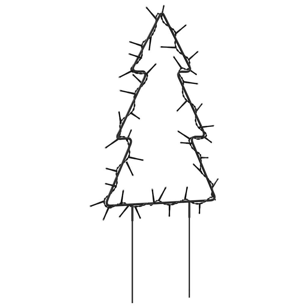 Weihnachtsbäume Mit Erdspießen 3 Stk. 50 Leds 30 Cm