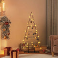 Metall-Weihnachtsbaum Deko Schwarz