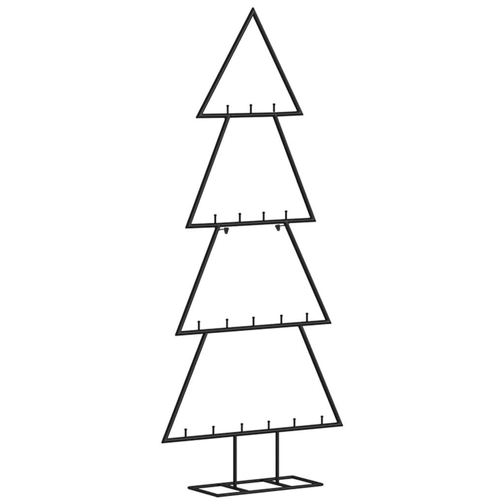 Metall-Weihnachtsbaum Für Dekorationen Schwarz Schwarz
