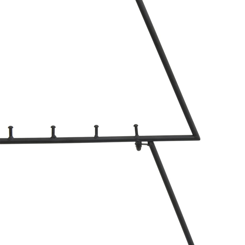 Metall-Weihnachtsbaum Für Dekorationen Schwarz Schwarz